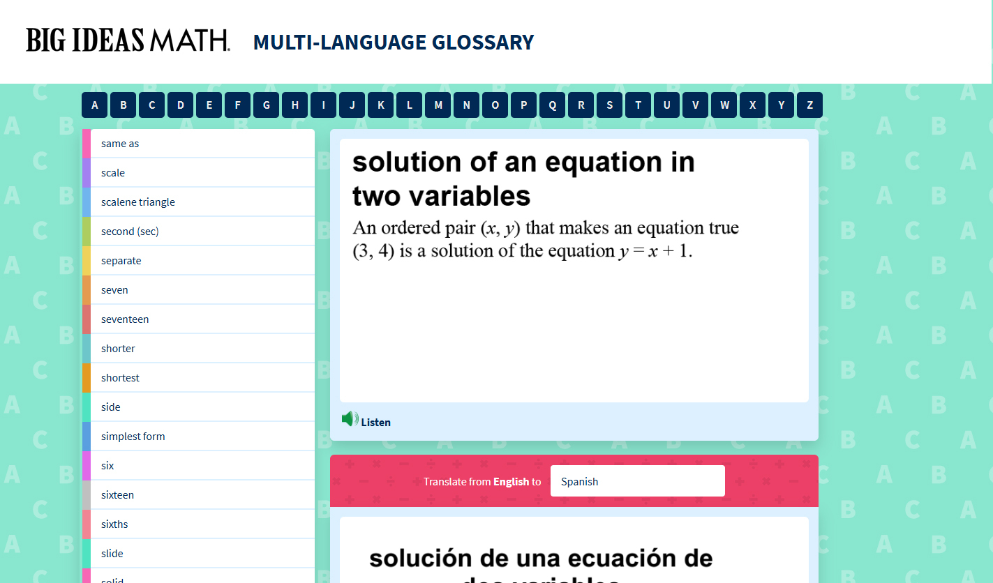 6-8 Journey - Get Vocabulary Help